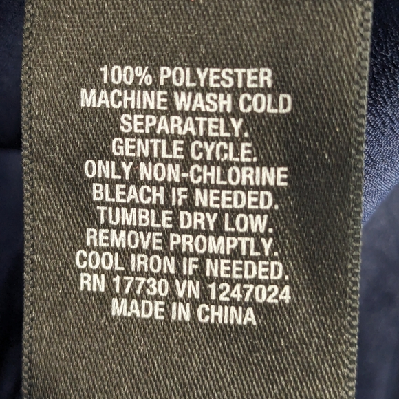 Mossimo Women's Blouse Blue Sleeveless Sz Med Button Front G-2 - Picture 7 of 7